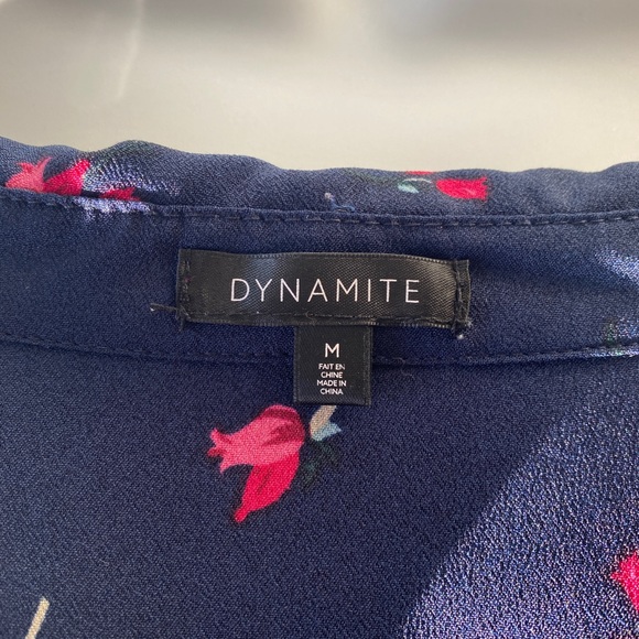 DYNAMITE 🌟 navy blue blouse - Picture 10 of 11